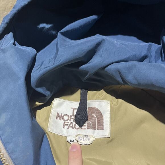 Vintage 70s The North Face Blue Parka Mountain Jacket - Picture 4 of 4